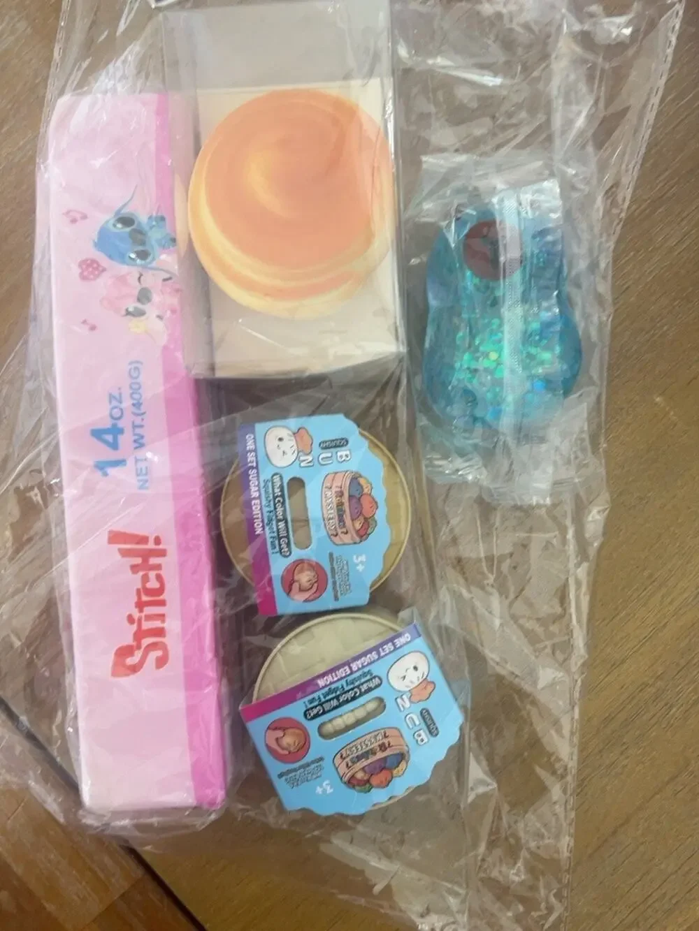 5-Piece Squishy Bundle – Stitch Butter, Mini Dumplings, Capybara & Scented Bread